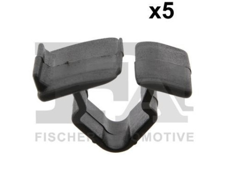 Clip, decorative/protective strip