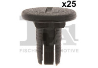 Clip, decorative/protective strip