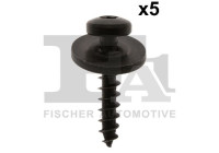 Clip, decorative/protective strip