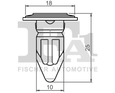 Clip, decorative/protective strip