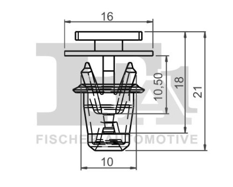 Clip, decorative/protective strip