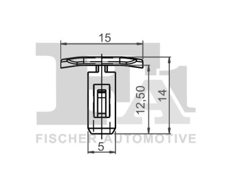 Clip, decorative/protective strip