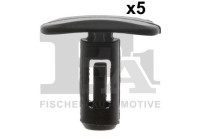 Clip, decorative/protective strip