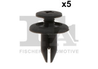 Clip, decorative/protective strip