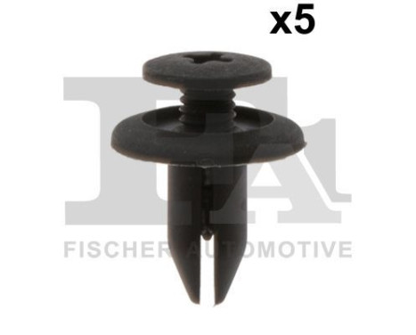 Clip, decorative/protective strip