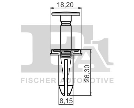 Clip, decorative/protective strip
