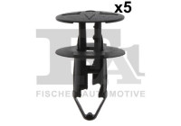 Clip, decorative/protective strip