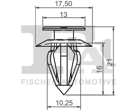 Clip, decorative/protective strip
