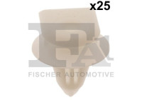 Clip, decorative/protective strip