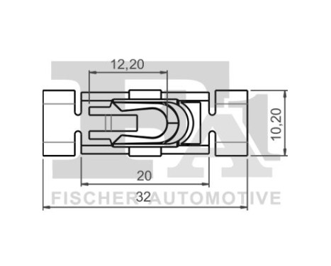 Clip, decorative/protective strip, Image 2
