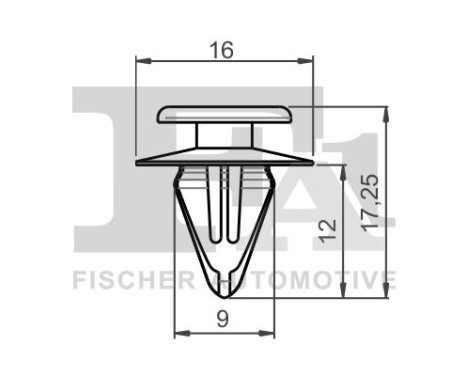 Clip, decorative/protective strip