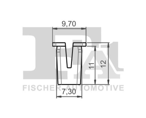 Clip, decorative/protective strip