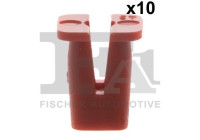 Clip, decorative/protective strip