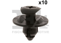 Clip, decorative/protective strip