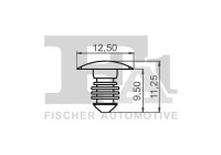 Clip, decorative/protective strip