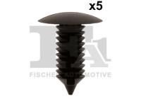 Clip, decorative/protective strip