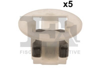Clip, decorative/protective strip