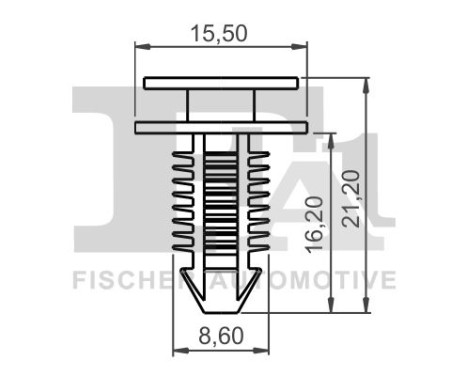 Clip, decorative/protective strip