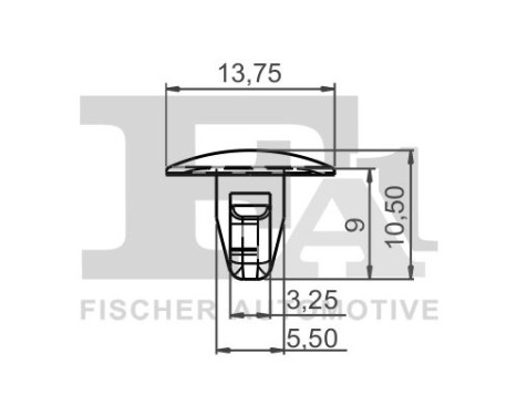 Clip, decorative/protective strip