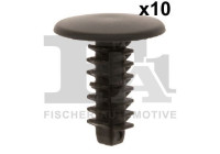 Clip, decorative/protective strip