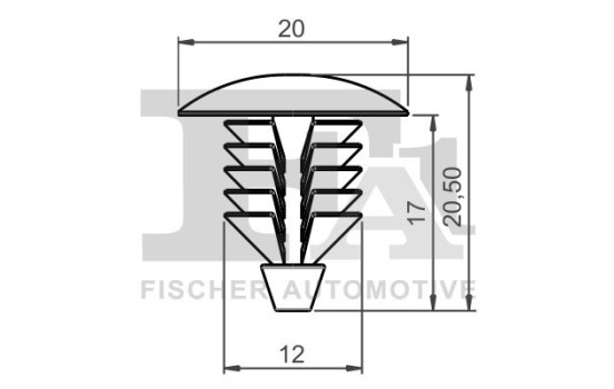 Clip, decorative/protective strip, Image 2