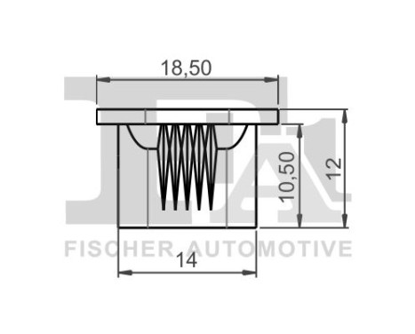 Clip, decorative/protective strip, Image 2