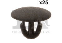 Clip, decorative/protective strip