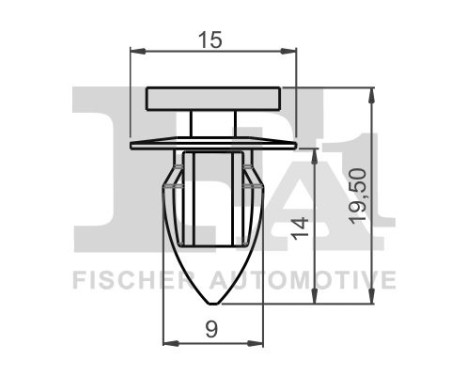 Clip, decorative/protective strip