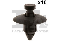 Clip, decorative/protective strip