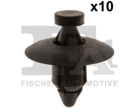 Clip, decorative/protective strip