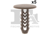 Clip, decorative/protective strip