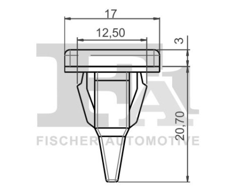 Clip, decorative/protective strip
