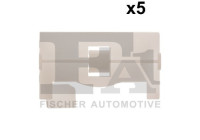 Clip, decorative/protective strip