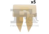 Clip, decorative/protective strip