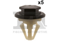 Clip, decorative/protective strip