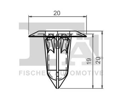 Clip, decorative/protective strip
