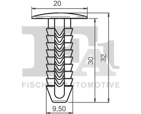 Clip, decorative/protective strip