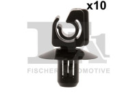 Clip, decorative/protective strip