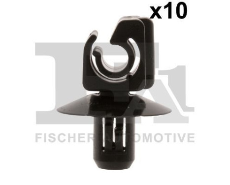 Clip, decorative/protective strip