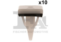 Clip, decorative/protective strip