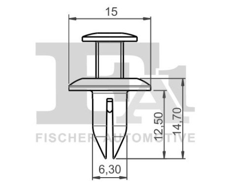 Clip, decorative/protective strip
