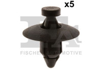 Clip, decorative/protective strip