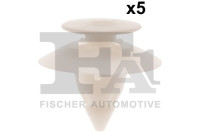 Clip, decorative/protective strip