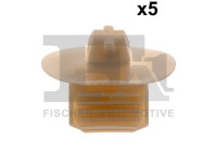 Clip, decorative/protective strip