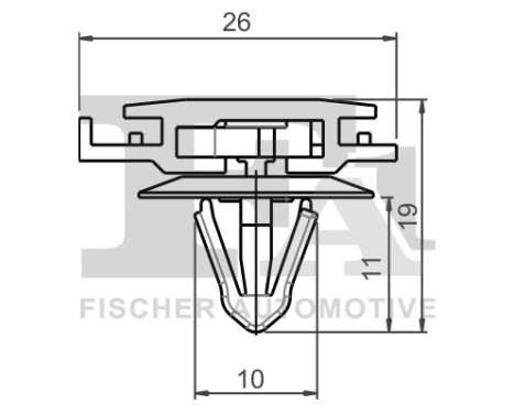 Clip, decorative/protective strip