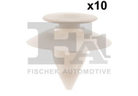 Clip, decorative/protective strip