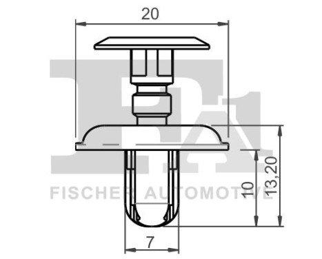 Clip, decorative/protective strip