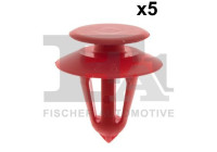 Clip, decorative/protective strip