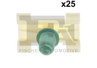 Clip, decorative/protective strip