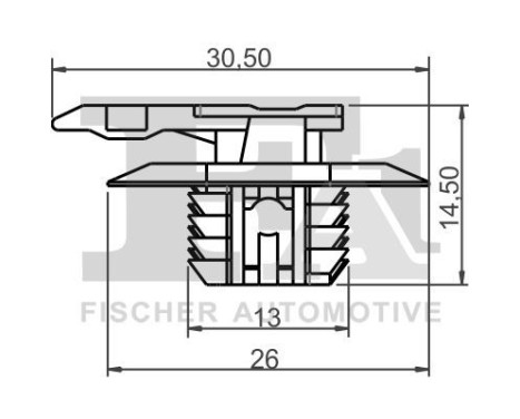 Clip, decorative/protective strip